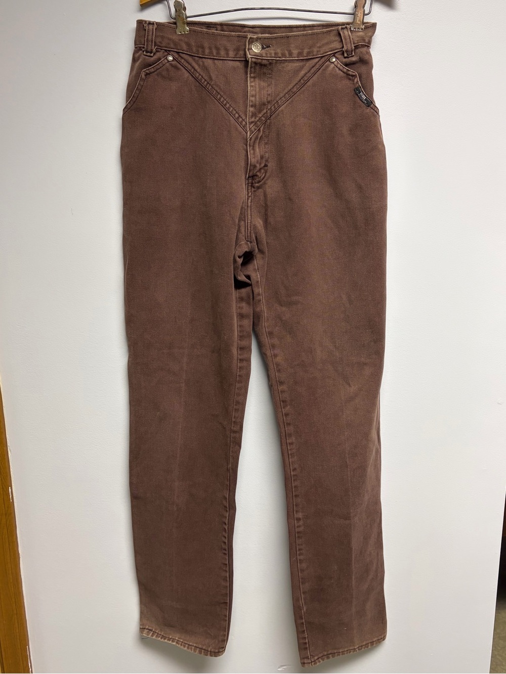 Vintage ozark trail denim burgundy/brown jeans